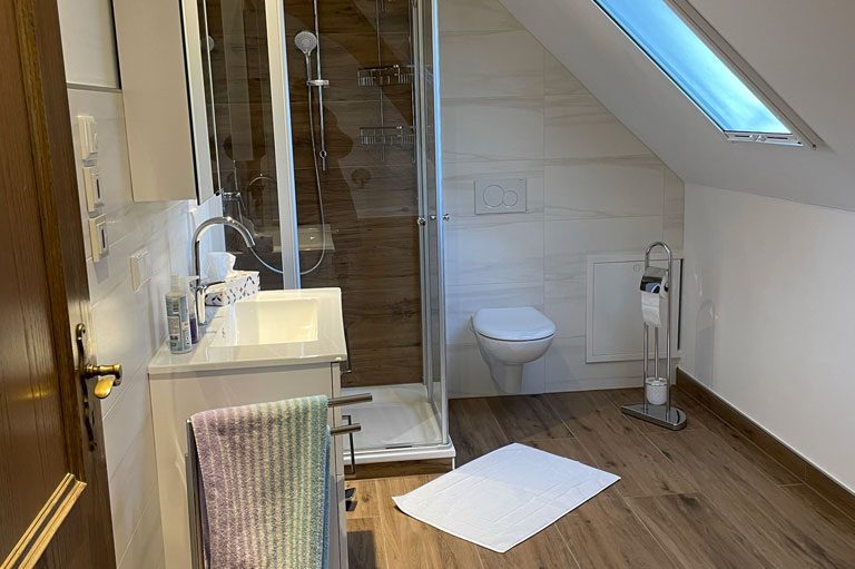Gästewohnung Bad mit Dusche