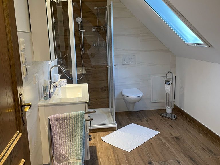 Gästewohnung Bad mit Dusche