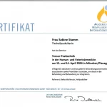 2024-AKI Zertifikat Sabine Stamm Testtechnik in der Human- u. VET-Medizin