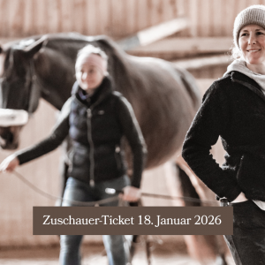 Zuschauerticket - 18. Januar 2026 - Trainingstag mit Anna Jantscher (1 Tag)